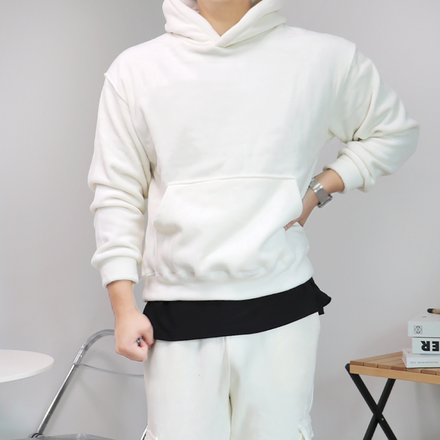 남자 벨벳 트레이닝 셋업 기모 세트