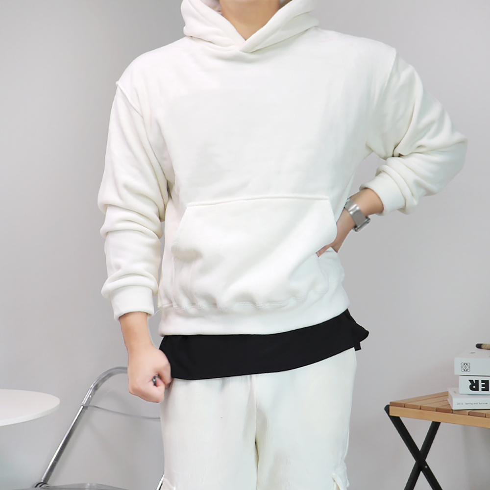 남자 벨벳 트레이닝 셋업 기모 세트