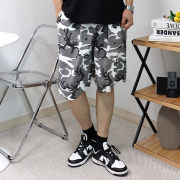 남자 카모 밀리터리 버뮤다 팬츠 반바지