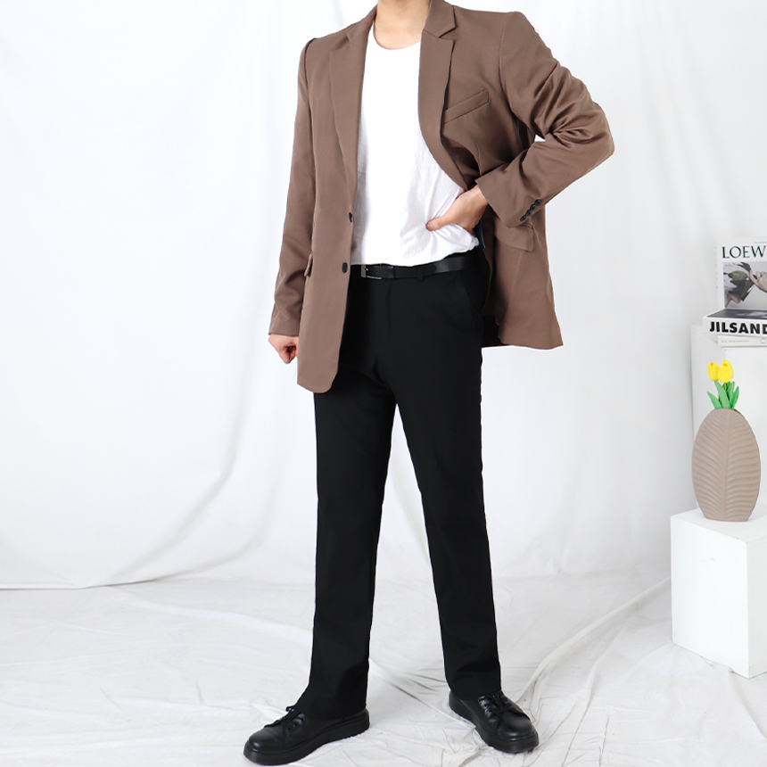 남성 콤비 오버핏 블레이져 자켓