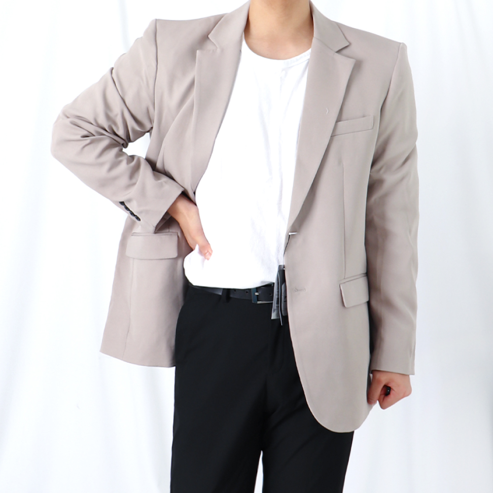 남성 콤비 오버핏 블레이져 자켓