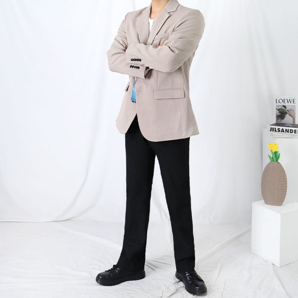 남성 콤비 오버핏 블레이져 자켓