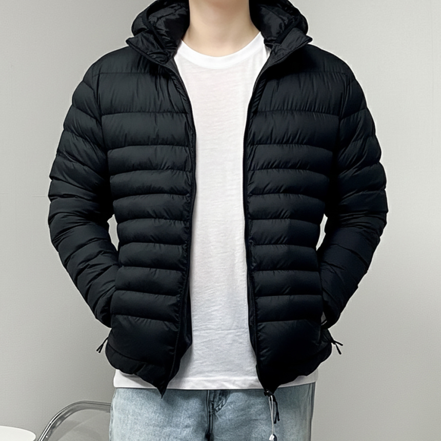 남자 후드 경량 신슐레이트 경량 패딩