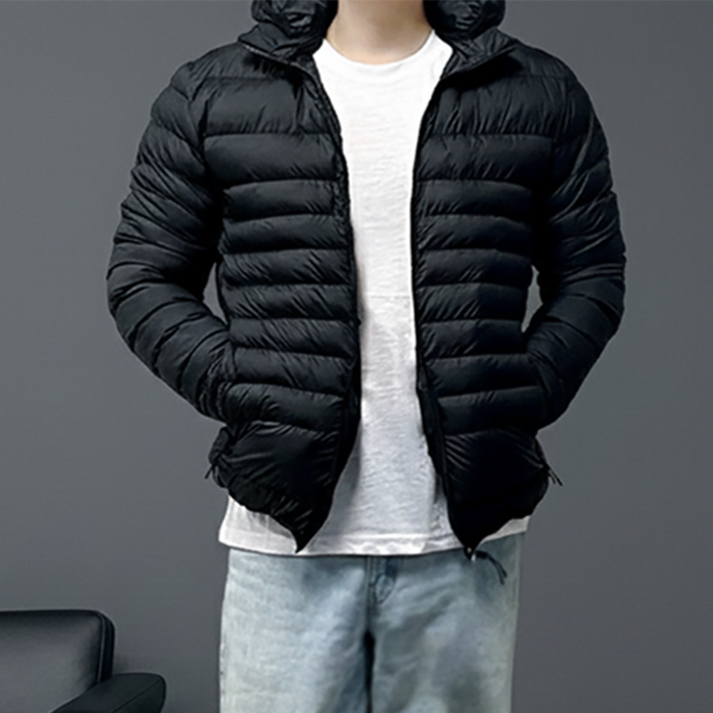 남자 후드 경량 신슐레이트 경량 패딩