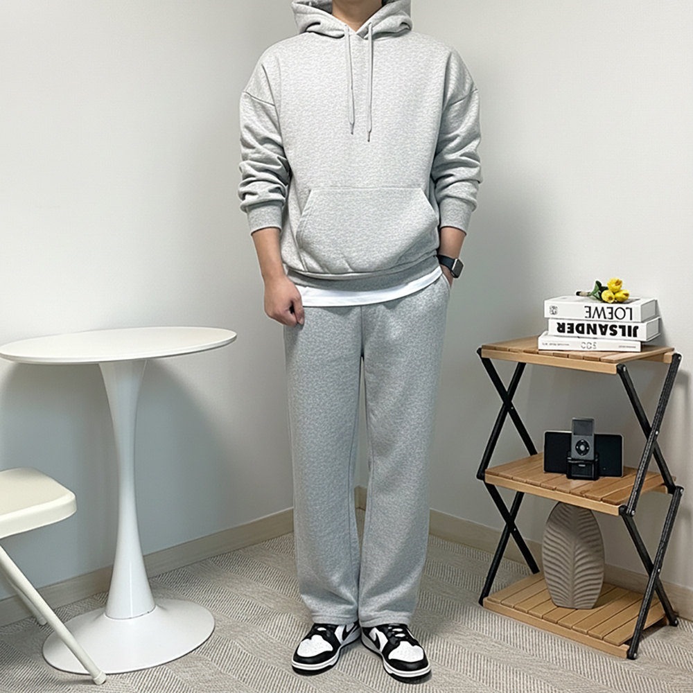 남자 기모 체육복 겨울 러닝 바지