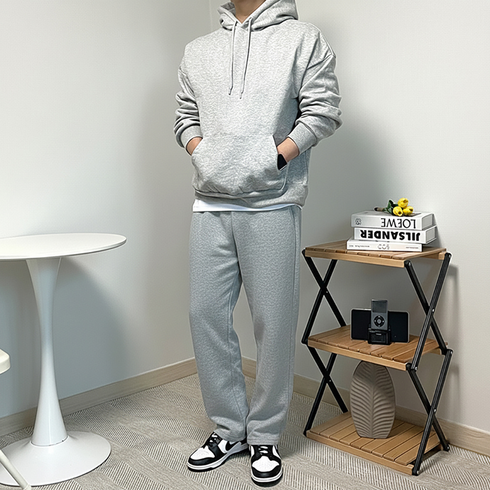 남자 기모 체육복 겨울 러닝 바지