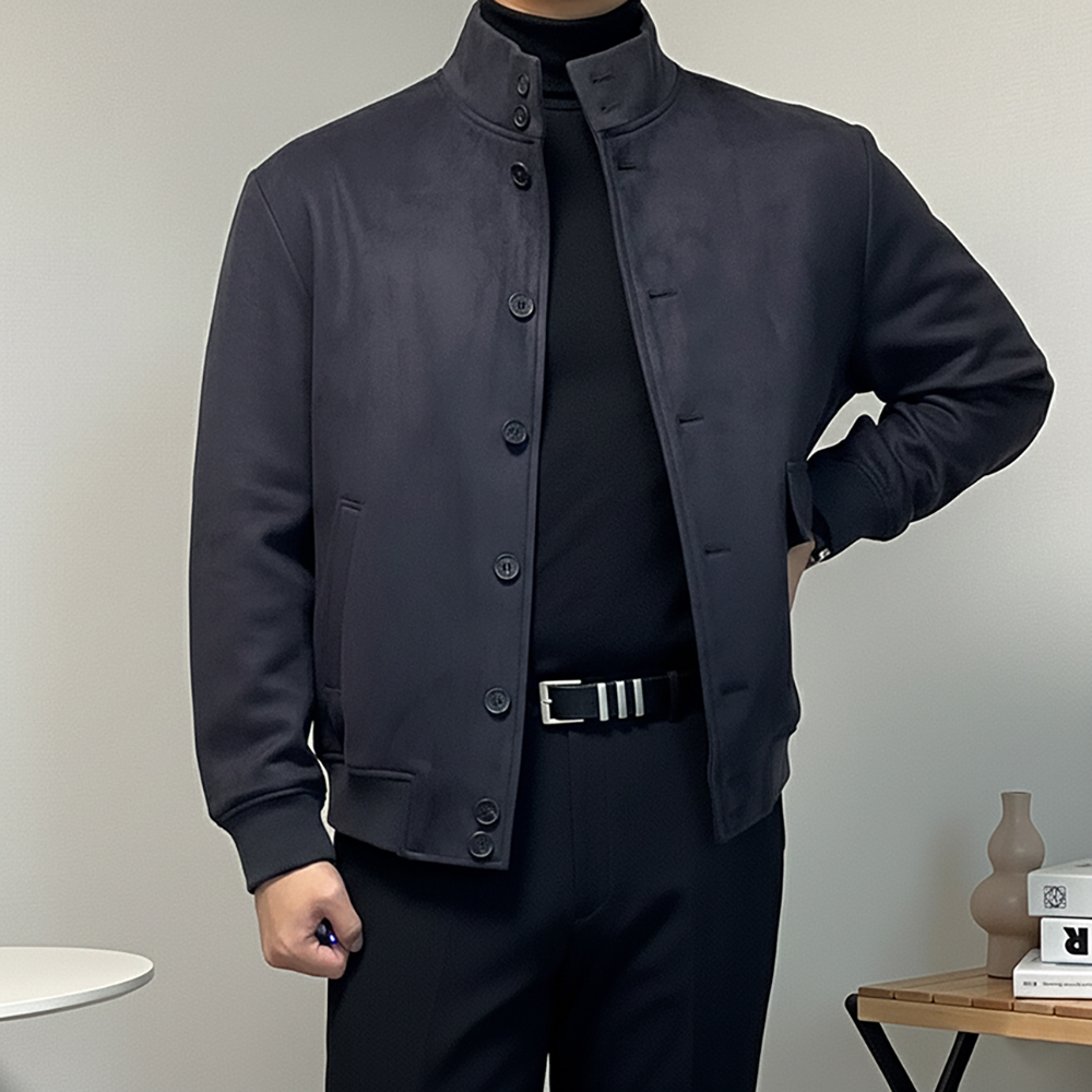 남자 A2 스웨이드 가죽 자켓