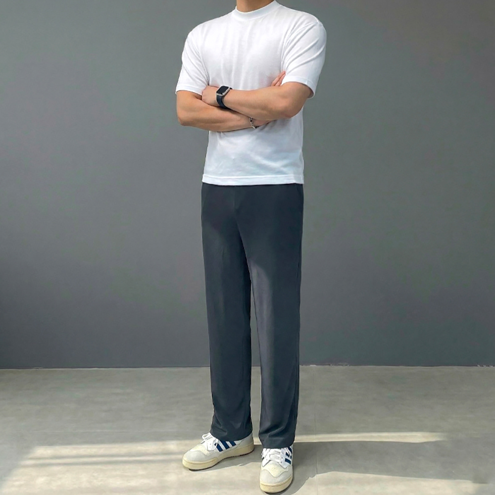 남자 밴딩 쿨맥스 냉장고 팬츠 링클프리 구김없는 바지