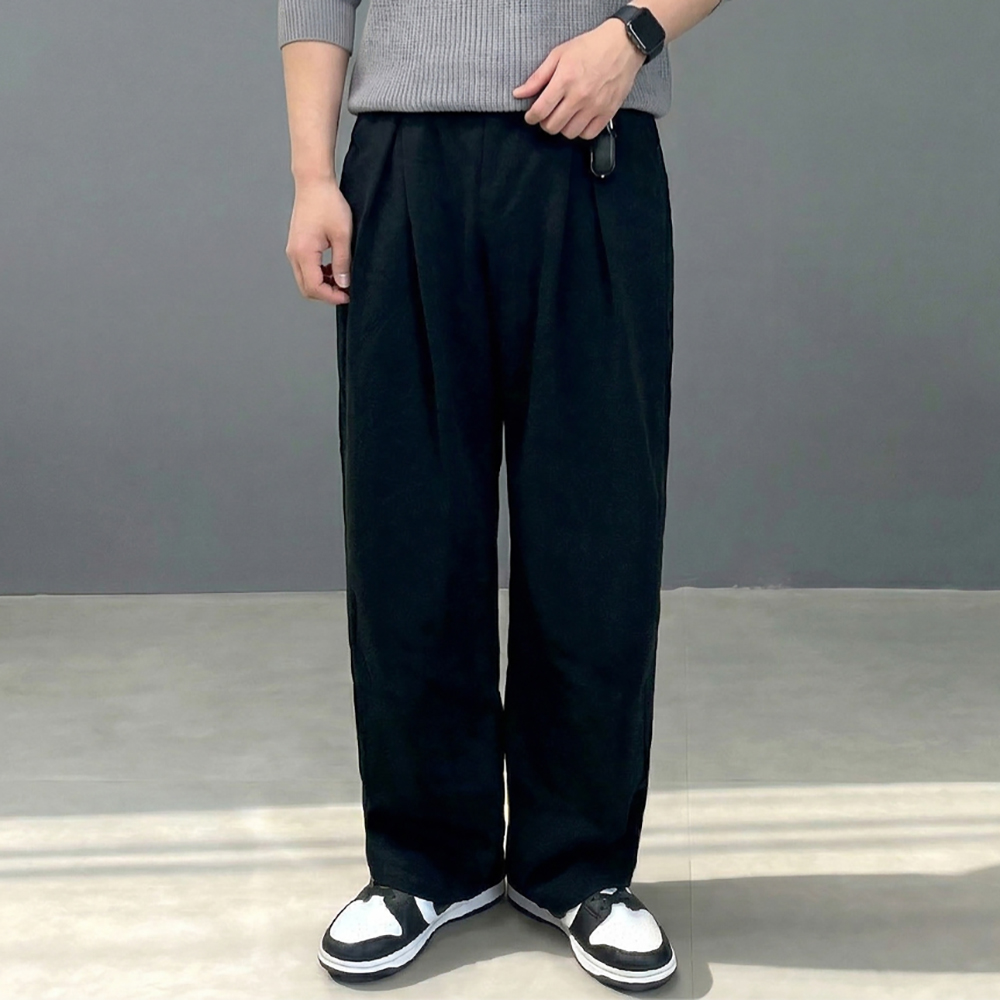 남자 링클프리 항아리 바지 커브드 벌룬 팬츠