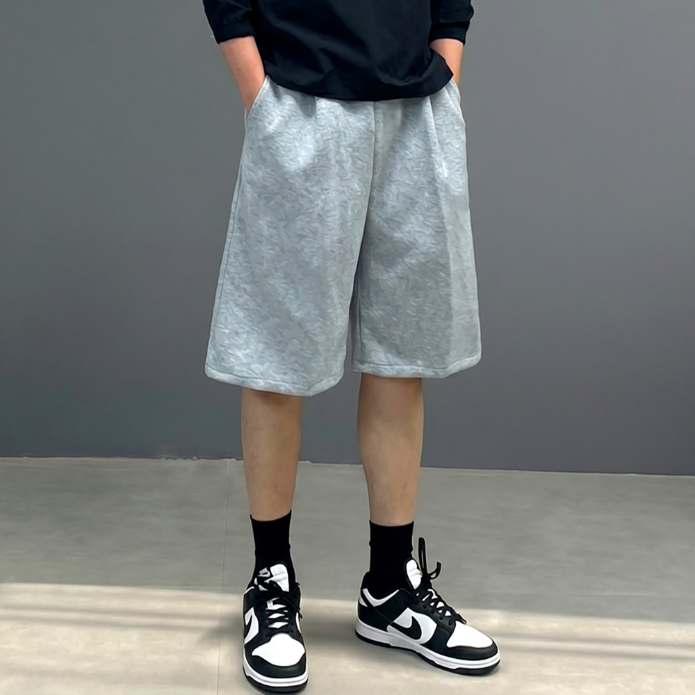 남자 7부 버뮤다 팬츠 원턱 반바지