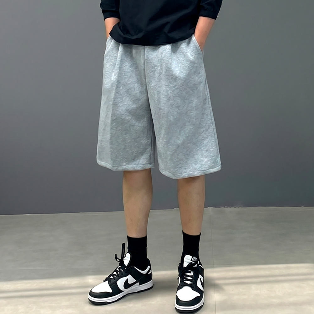 남자 7부 버뮤다 팬츠 원턱 반바지
