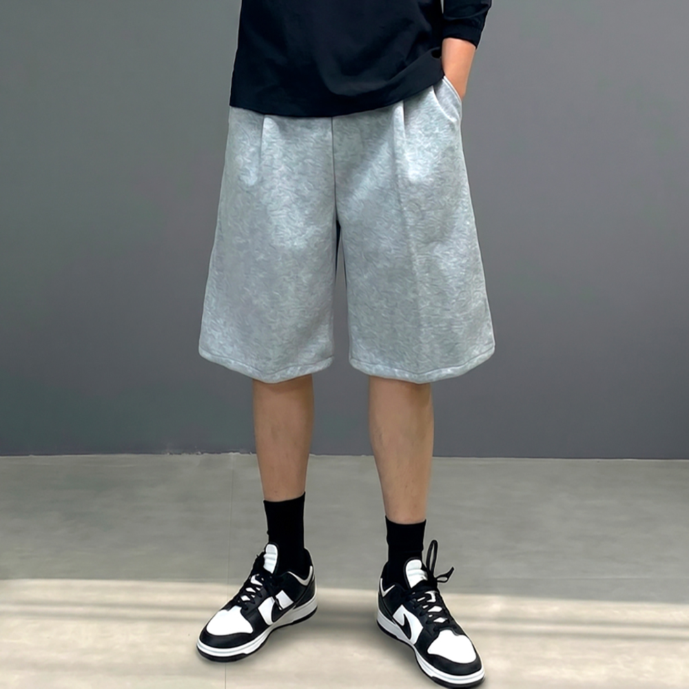 남자 7부 버뮤다 팬츠 원턱 반바지