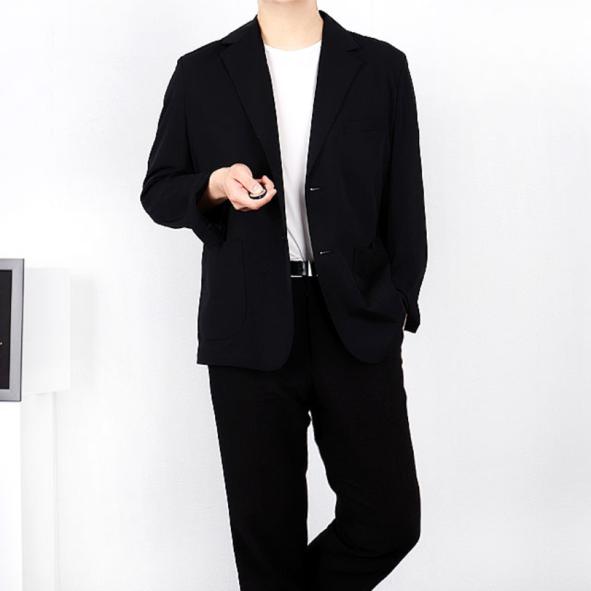 남자 여름 블레이져 오버핏 마이 아우터 코디