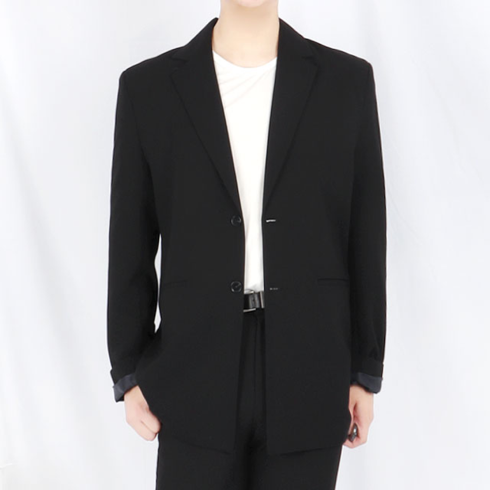 남자 가을 오버핏 싱글블레이져 마이 자켓 아우터