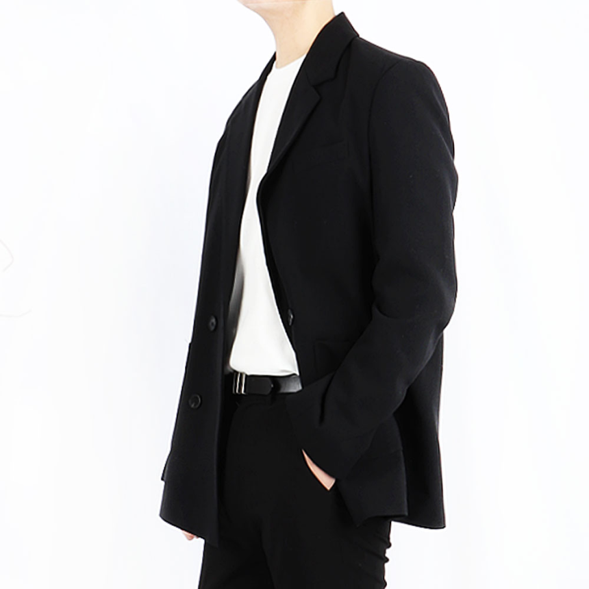 남자 오버핏 더블 블레이져 자켓