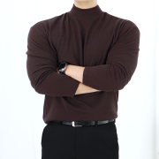 남자 머슬핏 반폴라 반터틀넥 니트