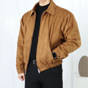 남자 스웨이드 오버핏 세무 자켓