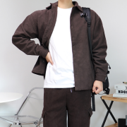 남자 코듀로이 골덴 셔켓
