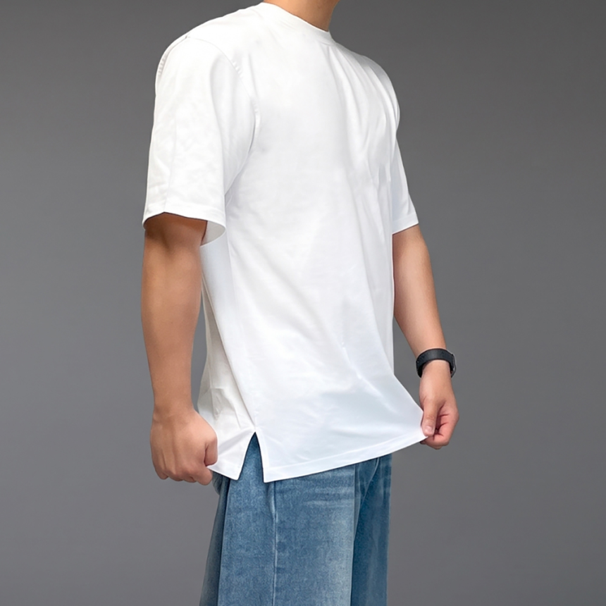 두꺼운반팔티 헤비웨이트 레이어드 10수반팔티