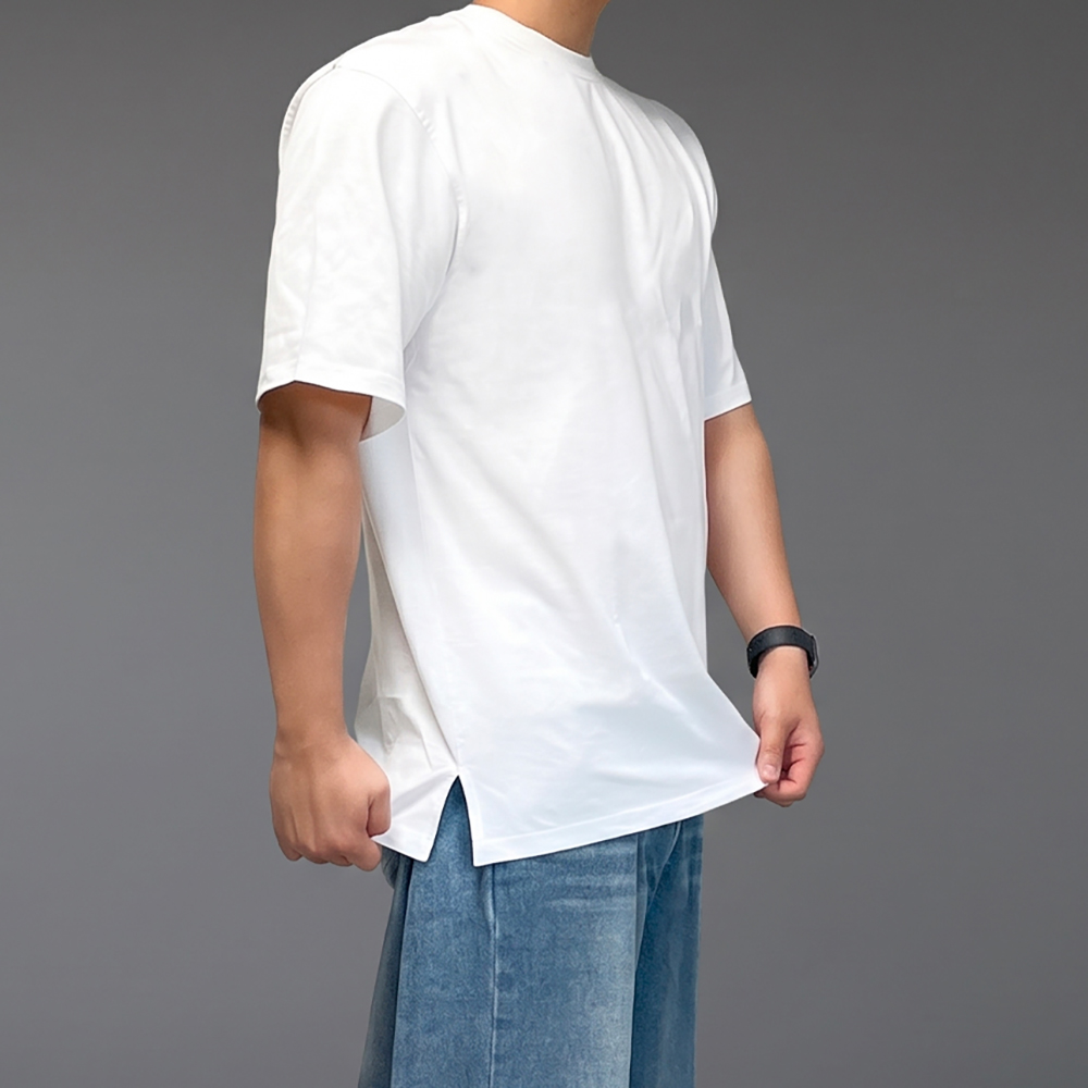 두꺼운반팔티 헤비웨이트 레이어드 10수반팔티