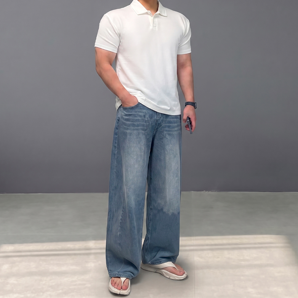 머슬핏카라티 두꺼운반팔티 헤비웨이트반팔