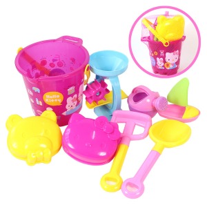 헬로키티 통 모래놀이