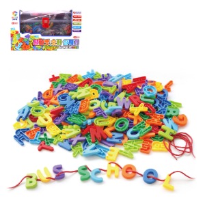 블럭팡 알파벳 숫자실꿰기