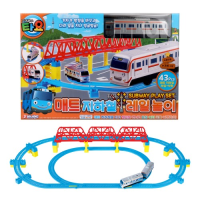 타요 매트지하철 레일놀이