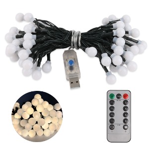 USB 앵두전구 웜화이트 60구(6M)