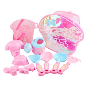 마이멜로디 가방 모래놀이