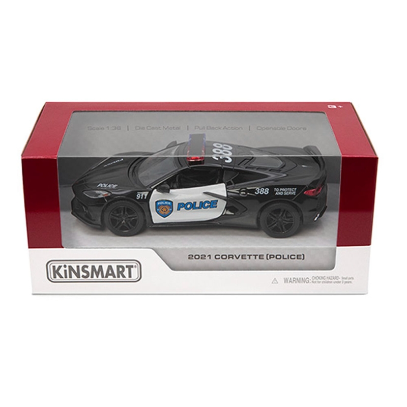 KINSMART 킨스마트 2021 쉐보레 콜벳 폴리스 (KT5432P)