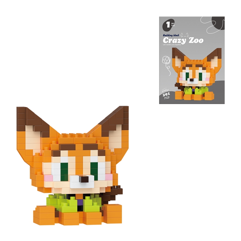 크레이지 주 시리즈 블럭 (붉은여우)