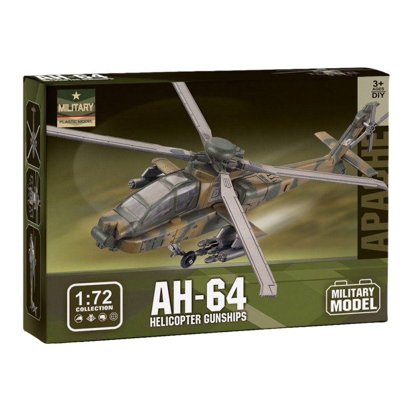4D모델 AH-64 아파치 공격헬리콥터