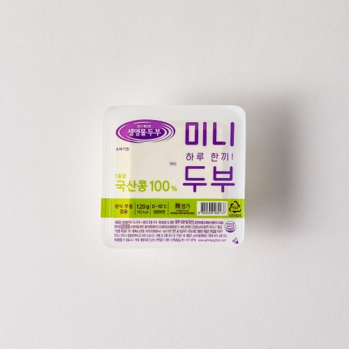 국산콩 미니두부 10모 (미니간장2병 추가증정)