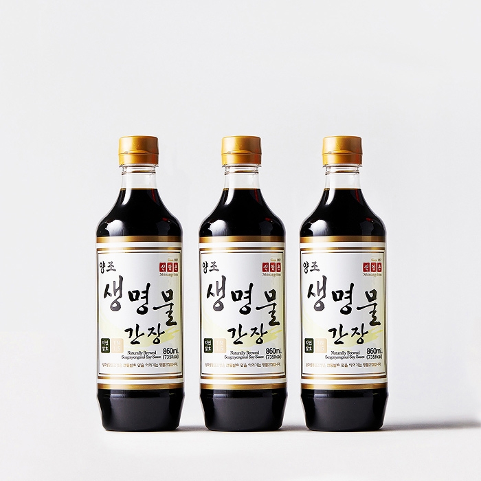 양조 생명물간장 860mL 3병 (캠핑백간장 추가증정)