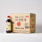 양조 1급 진간장 860mL 12병 1박스 (미니간장 4병증정)