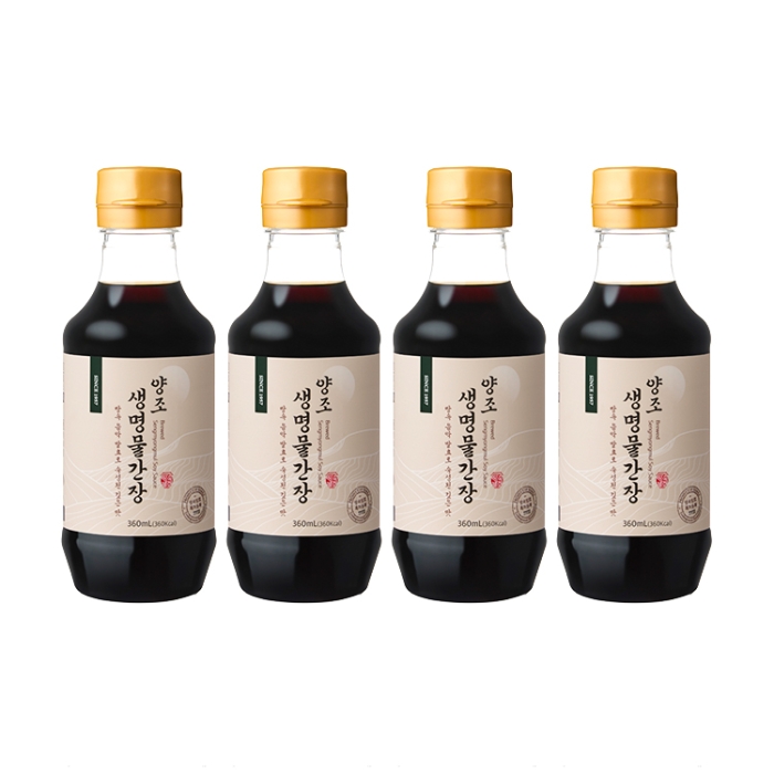 양조 생명물간장 360mL 4병 (캠핑간장 추가증정)