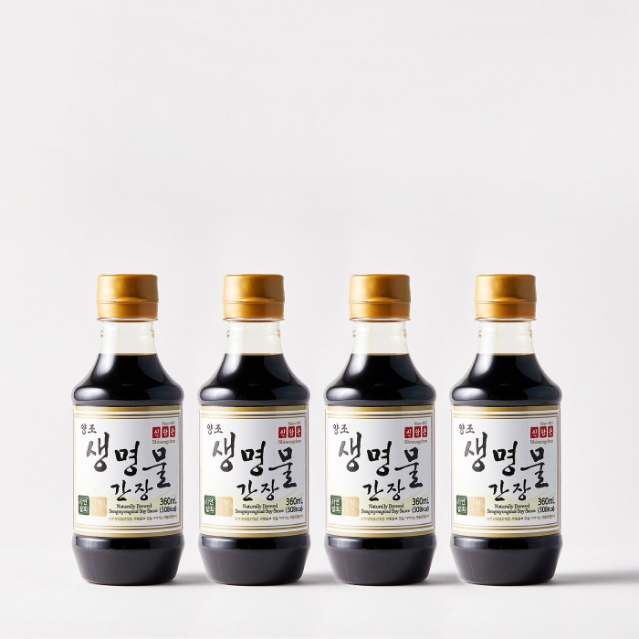 양조 생명물간장 360mL 4병 (캠핑간장 추가증정)
