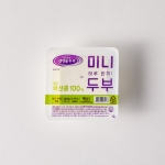 국산콩 미니두부 6모 (미니간장1병 추가증정,케이스포장)