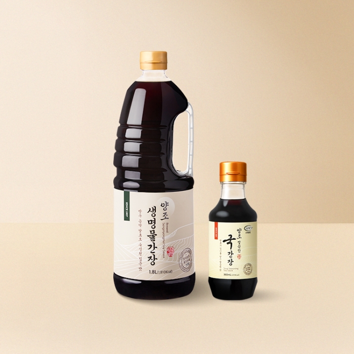 양조 생명물간장 1.8L+국간장 360mL