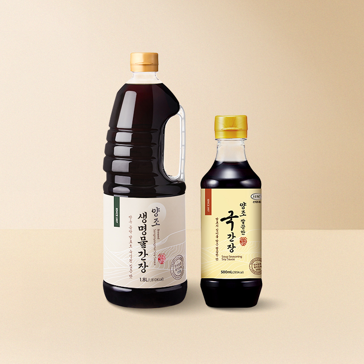 생명물간장 1.8L+국간장 500mL