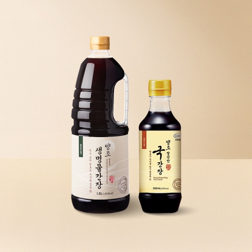 생명물간장 1.8L+국간장 500mL