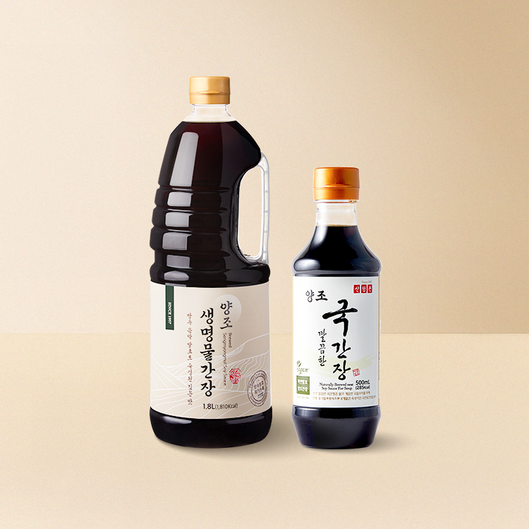 생명물간장 1.8L+국간장 500mL