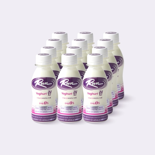 런요구르트 93mL*15병(보냉가방)사은품 빨대캡, 칭찬스티커