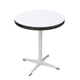 업소테이블 실버 십자원형