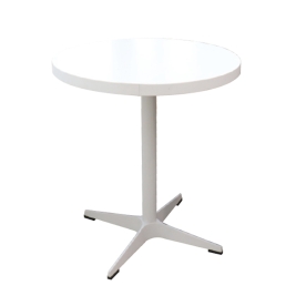 업소테이블 화이트 십자원형