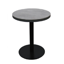 업소테이블 그레이대리석 레이저외발