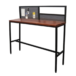 업소테이블 멀바우 바테이블 타공가림판