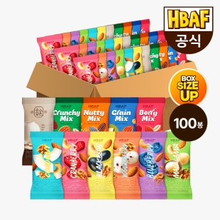 [HBAF] 바프 먼투썬 하루견과 100봉 모음전 (20g x 100봉)