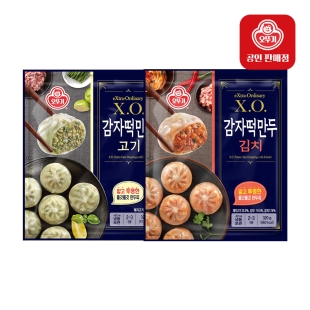 오뚜기 XO 감자떡만두 2종(고기2+김치2)